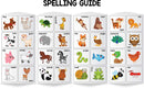 Magnetic Learn to Spell : Animals with 32 Picture Magnets, 72 Letter Magnets, Magnetic Board and Spelling Guide