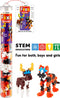 Fixi Bricks Jungle Tube 3 - Tiger and Deer - With 110 pcs, Detailed Assembly Instructions and Storage Tube - Small Parts (Age 6-99 years)