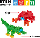 Fixi Bricks Aqua Tube 3 - Crocodile and Crab - With 120 pcs, Detailed Assembly Instructions and Storage Tube - Small Parts (Age 6-99 yrs)