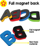 ABC Magnets Capital Letters - 26 Magnetic Letters that work on any Fridge and Dry Erase Magnetic Board - Ideal for Alphabet Learning & Spelling Games