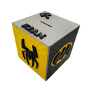 Doxbox Superhero Theme Piggy Bank ( Personalization Available )