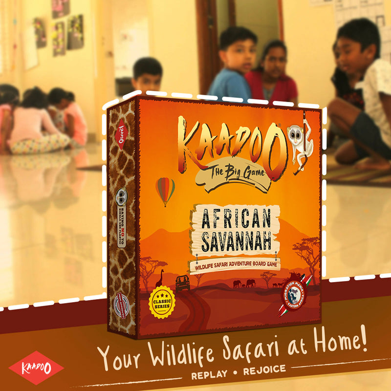 Migration Mania-African Savannah Edition Jungle Wildlife Safari Adventure Board Game