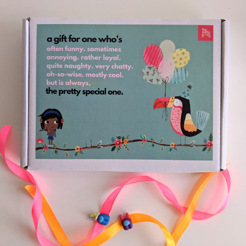 The Pretty Geeky |  Rakhi Gift Box - Mini (4+ years)