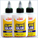 Slime and Craft White School Glue (Pack of 3 Bottles,100 ml Each)