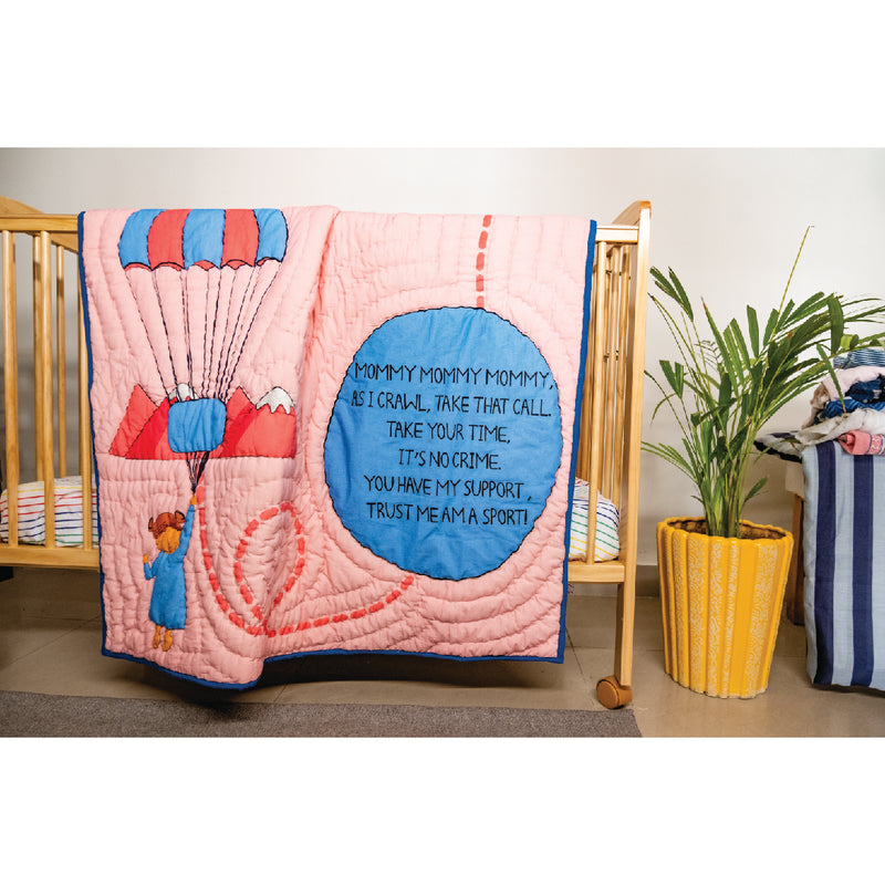 Parachute Lullaby Quilt for Moms