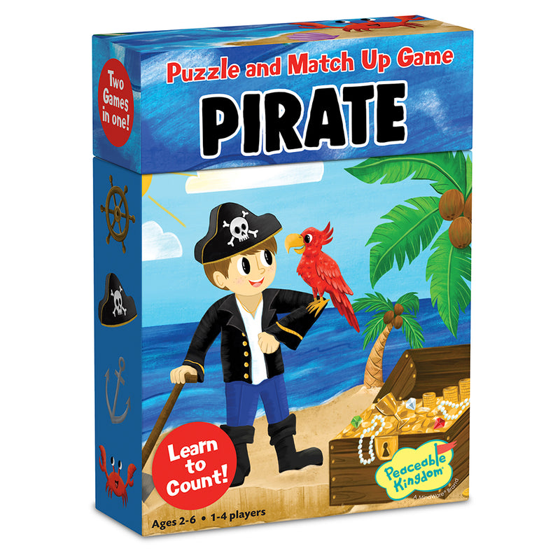 Peaceable Kingdom - 
Pirate Match Up Game