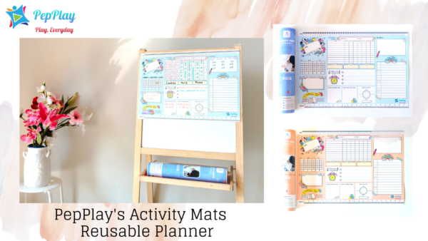 PepPlay Activity Mats - Planner Peach