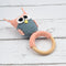 Owl Crochet Rattle - Pink