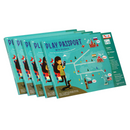 5 Pieces of Play Passport Activity Kit With Flags, Monuments, Capitals, Languages - Return Gift Combo