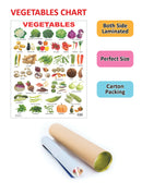 Vegetables : Reference Educational Wall Chart By Dreamland Publications