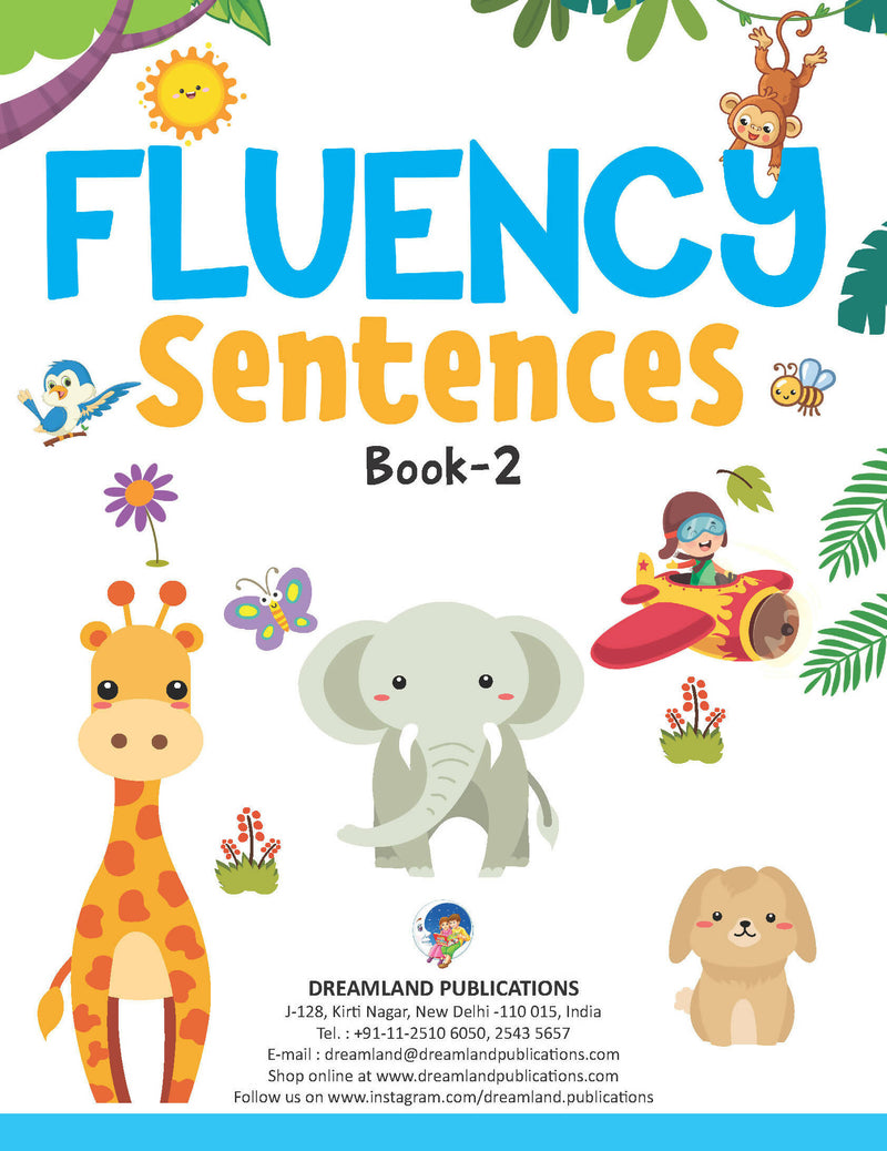 Fluency Sentences Book 2 : Early Learning Children Book by Dreamland Publications