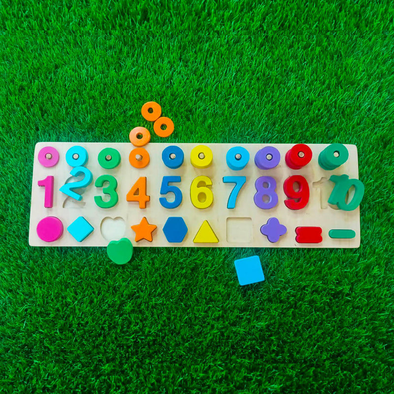 Number Board & Shape Sorter