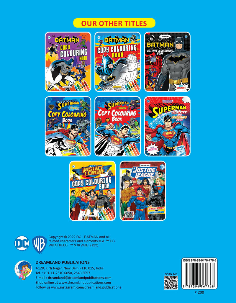 Batman Copy Colouring Book by Dreamland Publications & Isbn