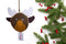 REINDEER WOOD  SLICE ORNAMENT (Personalization Available )