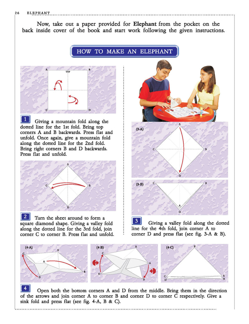 Paper Folding Part 5 : Interactive & Activity Children Book by Dreamland Publications 9781730158308