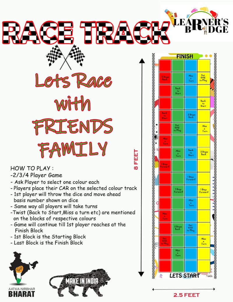 Racetrack- pretend play for Car Racers