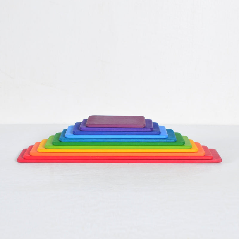 Wooden Rainbow Building Boards