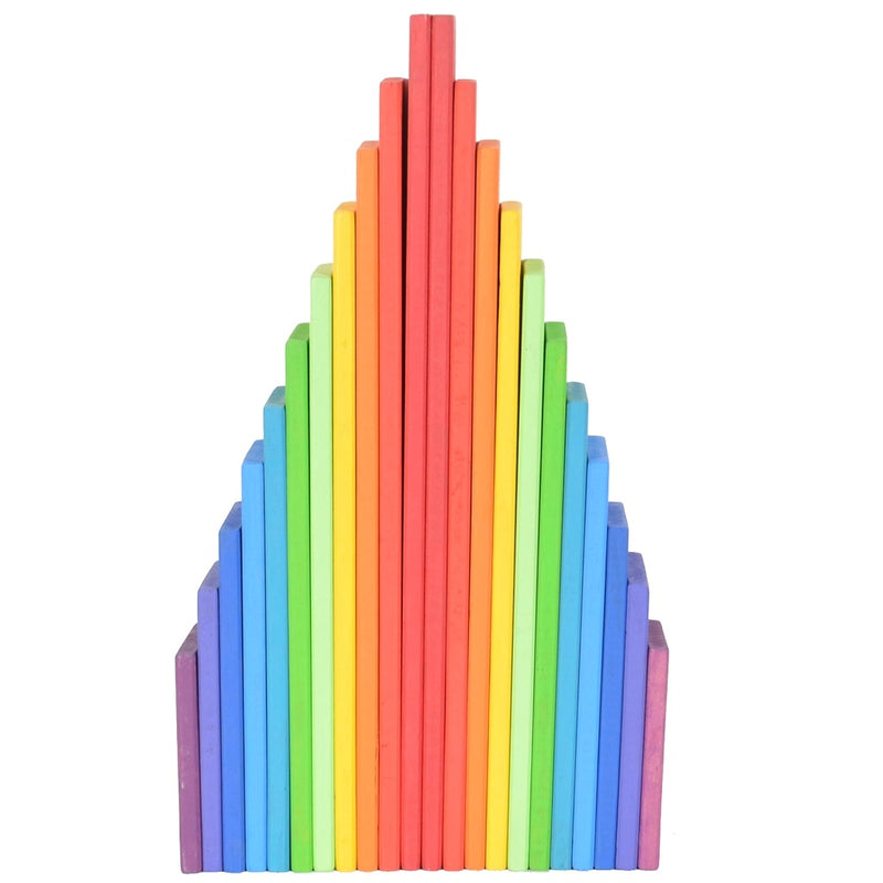 Wooden Rainbow Building Boards