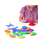 Rainbow Pebbles (36 pebbles, 20 double-sided Activity cards)