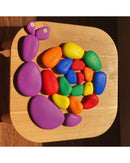 Rainbow Pebbles (36 pebbles, 20 double-sided Activity cards)