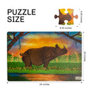 24 Piece Floor Puzzle - Indian Rhinoceros