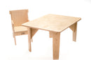 Wooden Table and Chair