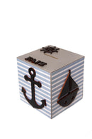 Doxbox Nautical Theme Piggy Bank  ( Personalization Available)