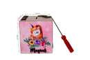 Doxbox Unicorn Theme Piggy Bank  ( Personalization Available)