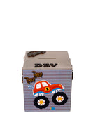 Doxbox Monster Truck Theme Piggy Bank ( Personalization Available)