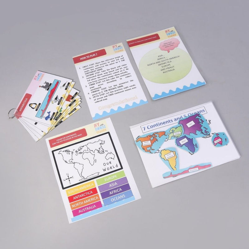 Continents And Oceans Magic Folder