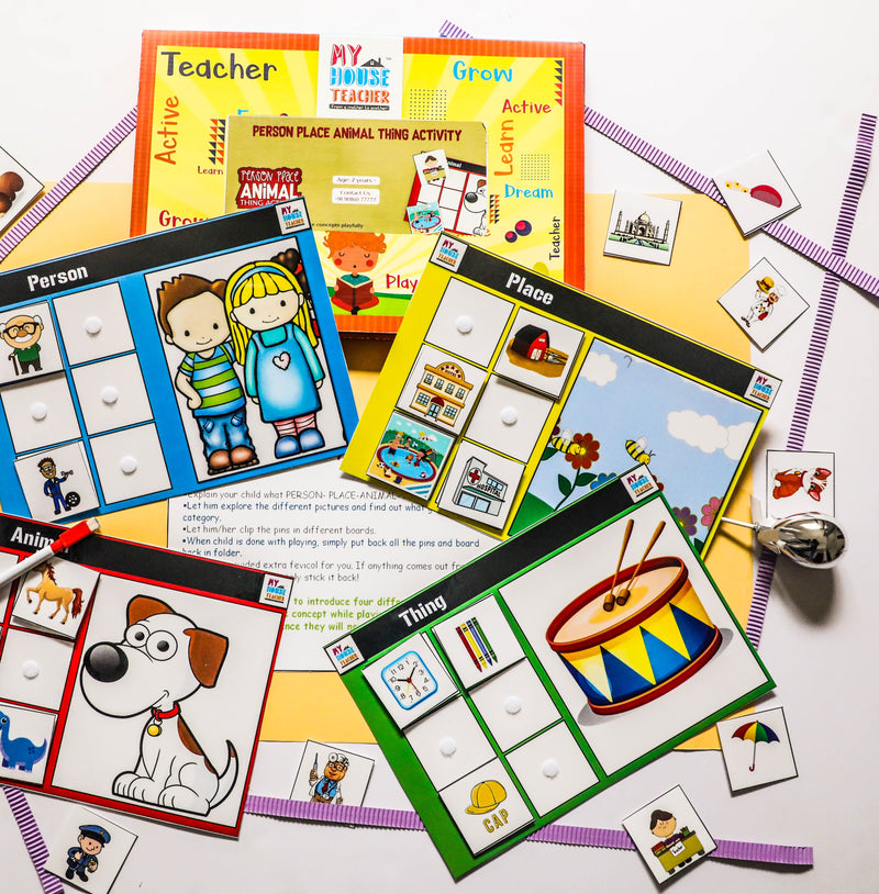 PERSON PLACE ANIMAL THING ACTIVITY