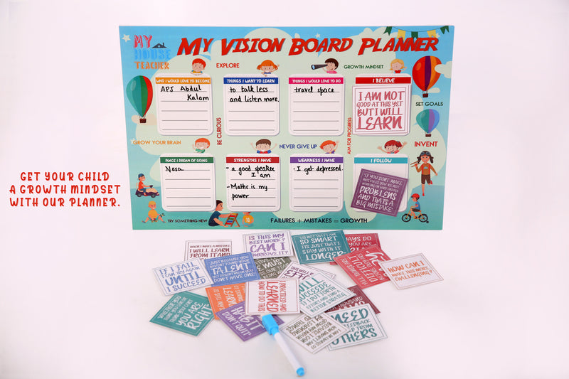MY VISION PLANNER BOARD FOR KIDS ABOVE 7 YEARS