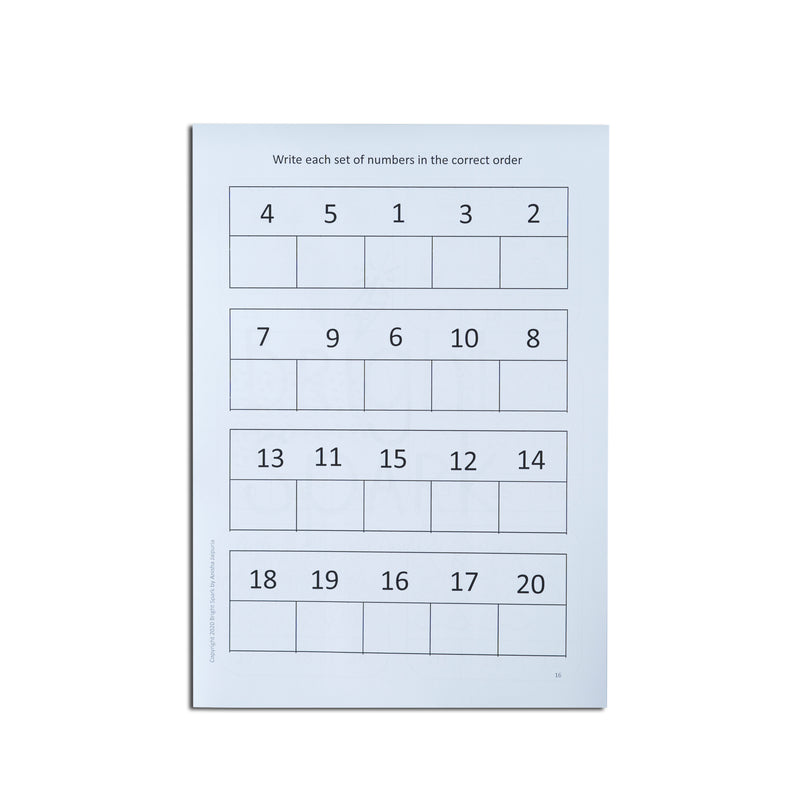 Number fun 11-20 (30 sheets)