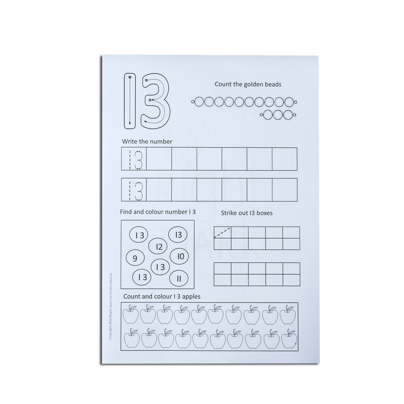 Number fun 11-20 (30 sheets)