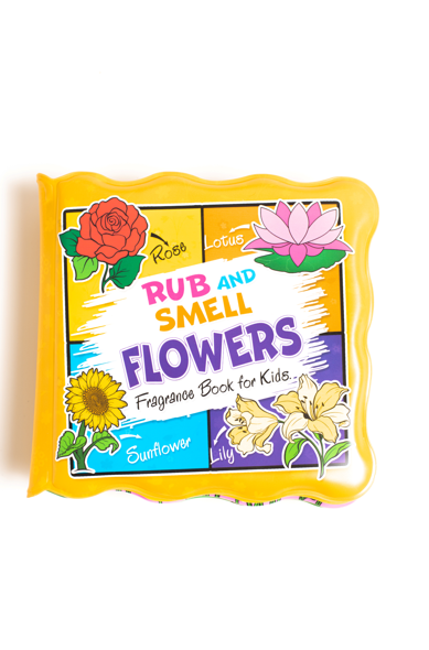 Rub and Smell - Flowers (Fragrance Book for Kids) : Picture Book Children Book By Dreamland Publications 9789388416931