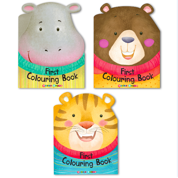 Shapy Colouring Books Combo set of 3
