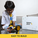 ThinkerPlace STEM Educational DIY Line Follower Robot with Toolkit for 8+ years kids | Learning & Education Toys | STEM toys | DIY kit | IR sensor Robot | Robot toys