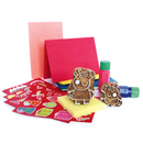 Peppa Wooden Stamps and Sticker DIY set