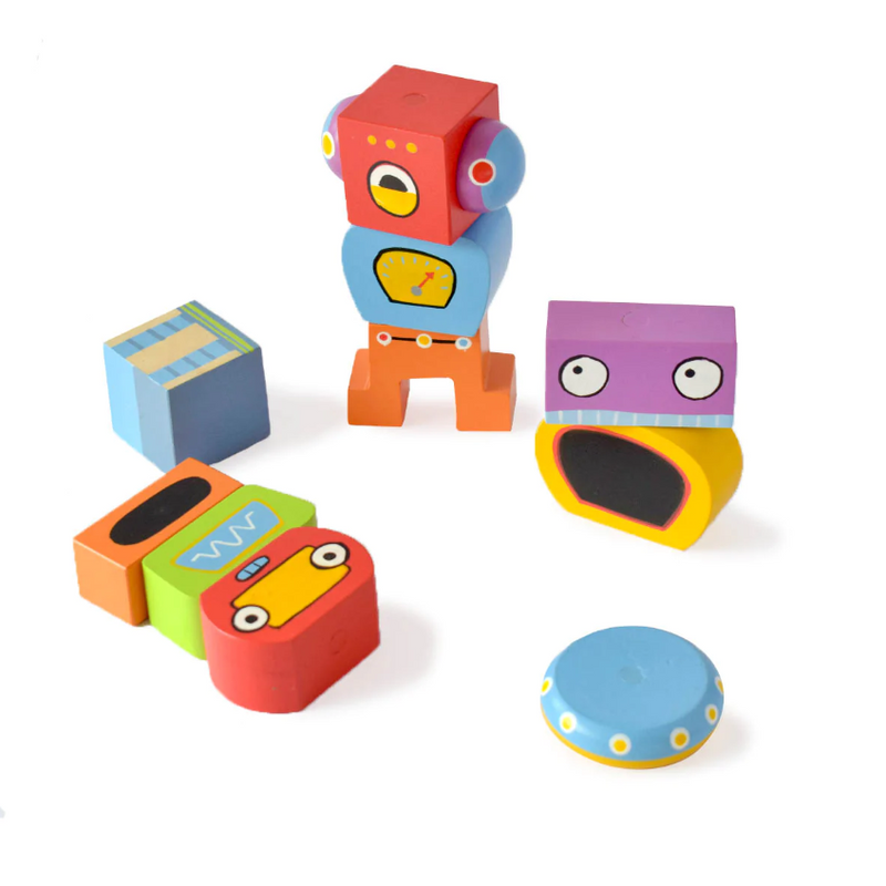 Magnetic Robo Blocks