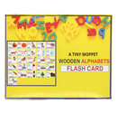 Wooden Alphabets Flash card
