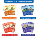 Skillmatics Card & Board Game : Guess in 10 Around The World | Gifts, Super Fun Family Game for 8 Year Olds and Up | Average Playtime 30 Minutes | 2 to 6 Players