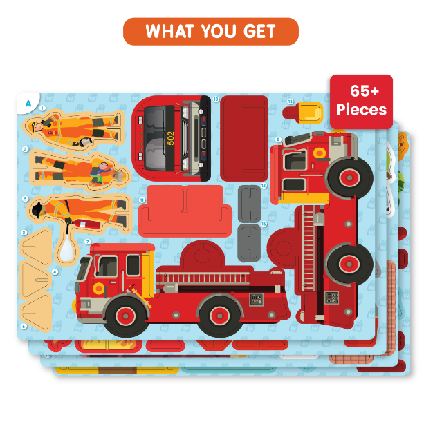 Building Toy : My World Firefighters to The Rescue!