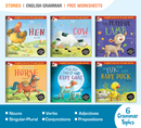 Learning English Grammar Through Stories Combo (Set of 6 books)