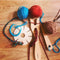 Toyroom DIY Rakhi/ Friendship Band maker - Lucet Knitting fork & Kumihimo flower set
