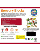 Sensory Blocks – Wooden Large Blocks with Water, Beads, Sand Inserts
