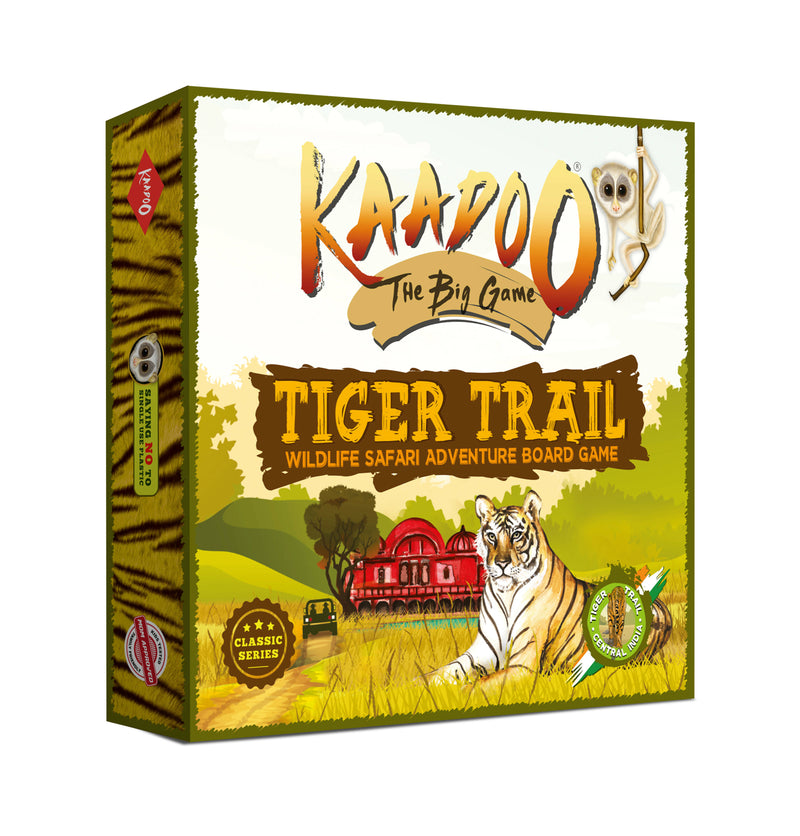 Tiger Trail-Central India Edition Jungle Wildlife Safari Adventure Board game