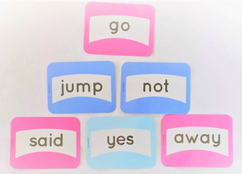 ZulaMinds Sight Words - Pre-Primer and Primer pack (Set of 46 cards)