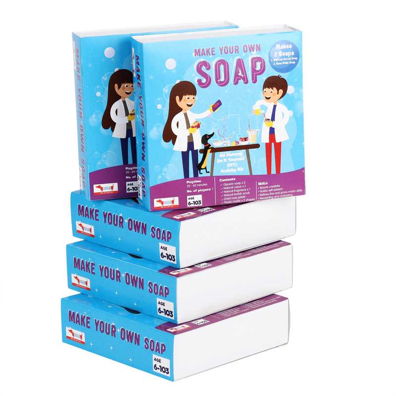 Set of 5 pcs of Soap Making Kit DIY Science Activity Kit for Kids - Retrun Gift Combo
