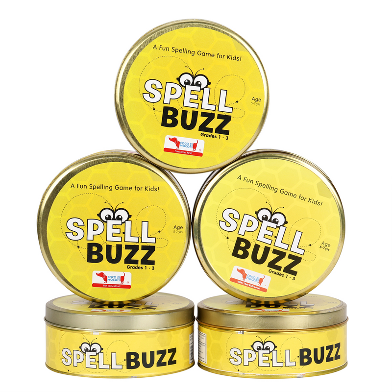 Set of 5 Pieces of Spell Buzz Spelling Game - Return Gift Combo