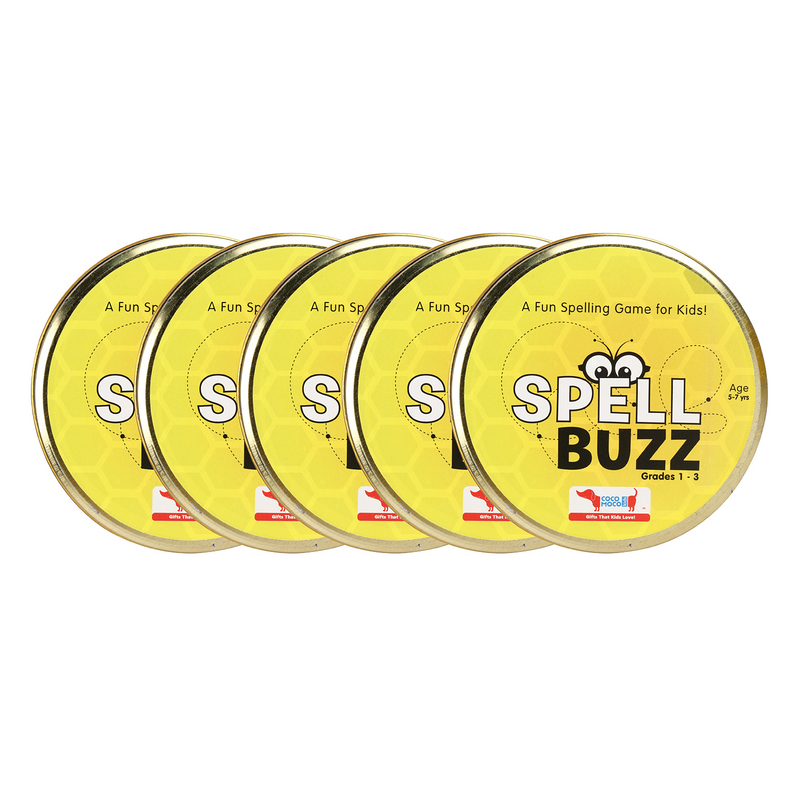 Set of 5 Pieces of Spell Buzz Spelling Game - Return Gift Combo